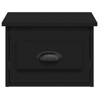 Nachtkastjes 2 st wandgemonteerd 41,5x36x28 cm zwart - thumbnail