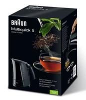 Waterkoker met ledverlichting Braun 533631 1,7 L Zwart Plastic 3000 W 1,7 L - thumbnail