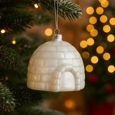 Eskimo glas L9b8,1h7,7 cm winterwit Decoris - Decoris Eskimo glas L9b8,1h7,7 cm winterwit Decoris - Decoris