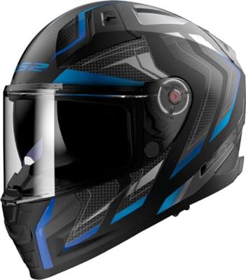 LS2 integraalhelm "ff811 vector ii alizer" helmet ff811 vect. ii alizer m black/blue