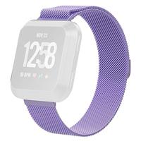 Fitbit Versa 1 / 2 & Lite milanese bandje - Maat: Large - Lila - thumbnail