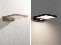 Paulmann 95393 Solveig Wandlamp op zonne-energie 4 W Warmwit Zwart - thumbnail