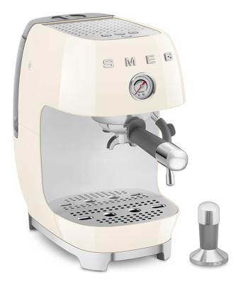 SMEG ECF03CREU 50's Style Handmatige Espressomachine - Creme