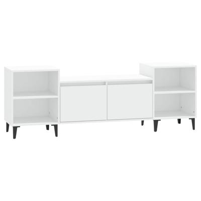 Tv-meubel 160x35x55 cm bewerkt hout wit