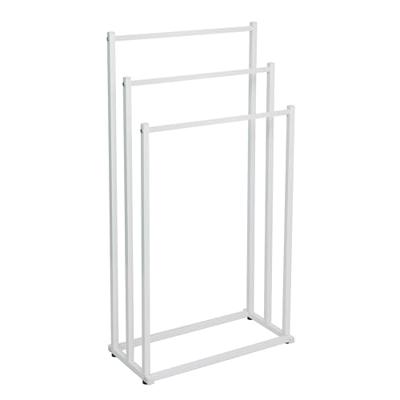 Niceey Handdoekrek Vrijstaand 3 Armen - Metaal - Wit - 86 cm