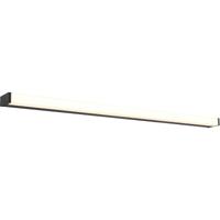 Mat Zwarte LED Wandlamp 20W - Warm Wit 3000K - IP44 Aluminium - thumbnail