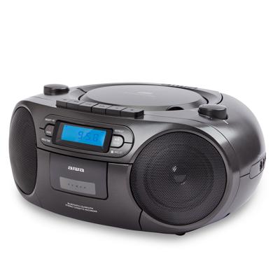 Aiwa BBTC-550BK draagbare stereo-installatie Digitaal 6 W Zwart