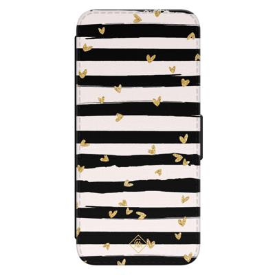 Samsung Galaxy S24 flipcase - Hart streepjes