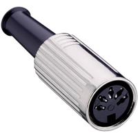 Lumberg 0121 04 DIN-connector Bus, recht Aantal polen: 4 Zilver 1 stuk(s) - thumbnail