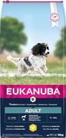 Eukanuba Adult droogvoer voor middelgrote honden met vers kip, 15 kg - thumbnail
