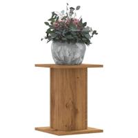 VidaXL Plantenstandaards 2 st 30x30x40 cm hout artisanaal eiken - thumbnail