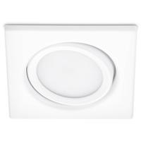 LED Spot - Inbouwspot - Trion Roluno - 5W - Warm Wit 3000K - Vierkant - Mat Wit - Aluminium - thumbnail