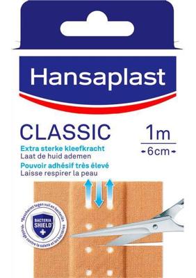 Hansaplast Classic 1m x 6cm 1 Stuks
