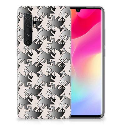 Xiaomi Mi Note 10 Lite | TPU Hoesje | Salamander Grey