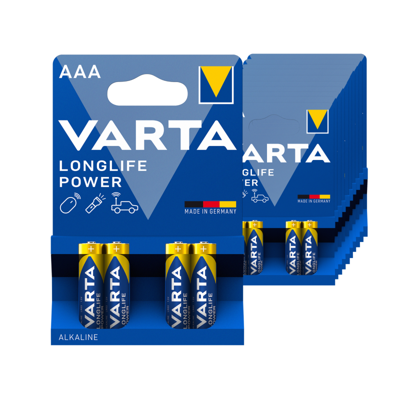 Varta aaa longlife power alkaline batterijen (10x 4 stuks)