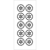 The Crafter's Workshop • slimline sjabloon kristallen bloemen - thumbnail