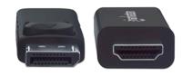 Manhattan 153201 DisplayPort-kabel DisplayPort / HDMI Adapterkabel DisplayPort-stekker, HDMI-A-stekker 1.80 m Zwart - thumbnail