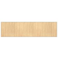 Vloerkleed rechthoekig 80x300 cm bamboe lichtnaturel - thumbnail