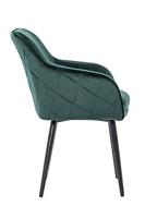 Artistiq Eetkamerstoel 'Juna' Velvet, kleur Groen - thumbnail