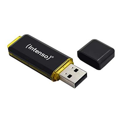 Intenso 3537492 USB-stick 256 GB Zwart, Geel 3537492 USB-A 3.2 Gen 2