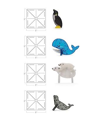 Magna-Tiles Arctic Animals 25 stuks Magna-Tiles Arctic Animals 25 stuks