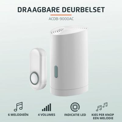 Klikaanklikuit 1066420 - batterijgong met dk acdb9000ac | 1 stuks Klikaanklikuit 1066420 - batterijgong met dk acdb9000ac | 1 stuks