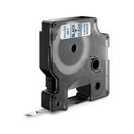 Huismerk DYMO D1 43610/S0720770 Labeltape 6mm Zwart op Transparant - thumbnail