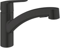 GROHE Start Keukenkraan - laag - zwart mat 303072431 - thumbnail