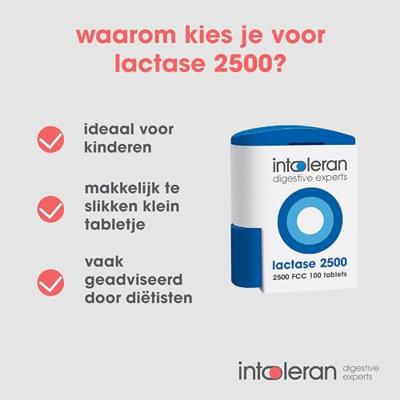 Intoleran Lactase 2500 FCC Tabletten Intoleran Lactase 2500 FCC Tabletten
