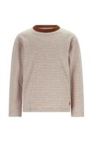 Like Flo winter t-shirt jongens - bruin - Dover - gestreept/longsleeve - thumbnail