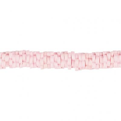 Creativ Company Klei kralen, d 5-6 mm, gatgrootte 2 mm, lichtrood, 145 stuk/ 1 doos