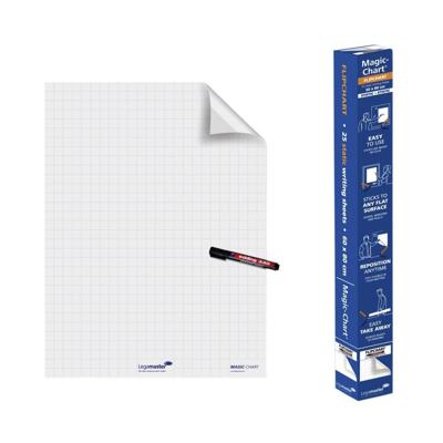 Magic-Chart Legamaster flipchart 600x800mm wit met ruit 25 vel Magic-Chart Legamaster flipchart 600x800mm wit met ruit 25 vel