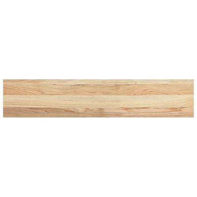 Vensterbanken 2 st onbehandeld 100x20x2 cm massief eikenhout