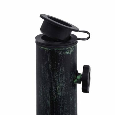 VidaXL Parasolvoet 12 kg 49 cm gietijzer groen - thumbnail