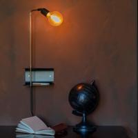 Dutchbone Wandlamp 'Shaw' kleur Zwart - thumbnail