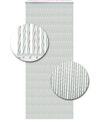 Vliegengordijn Kunststof Napoli Zilver - 100cm x 240cm