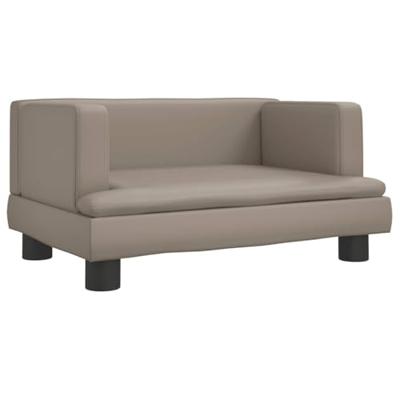 VidaXL Hondenmand 60x40x30 cm kunstleer cappuccinokleurig