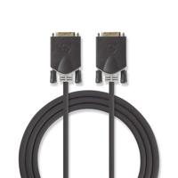Nedis CCBP32000AT20 Dvi-kabel Dvi-d 24+1-pins Male - Dvi-d 24+1-pins Male 2,0 M Antraciet - thumbnail