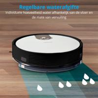 MEDION Robotstofzuiger S20 SW MD20011 | App- en Alexa-besturing | Stofzuigen en dweilen | Intelligente navigatie | Cycloontechnologie | Groot stofreservoir | 100 min. looptijd - thumbnail