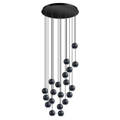 ETH Design hanglampGrace 20-lichts zwart - 05-HL4514-30