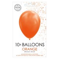 ballonnen oranje 30cm 10 stuks - thumbnail