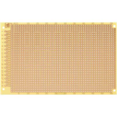 Rademacher WR-Typ 922 Experimenteer printplaat Hardpapier (l x b) 160 mm x 100 mm 35 µm Rastermaat 2.54 mm Inhoud 1 stuk(s)