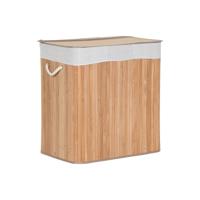 Wasmand Home ESPRIT Wit Natuurlijk Bamboe 140 L 60 x 40 x 60 cm - thumbnail