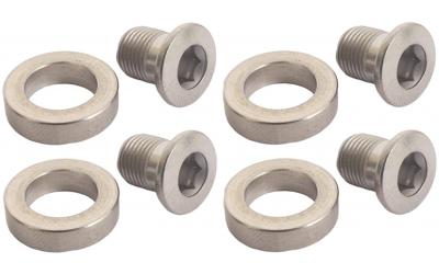 Shimano geleideplaat binnen & spacer 4 stuks fc-4703