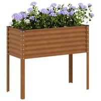VidaXL Plantenbak 100x45x90 cm weerbestendig staal - thumbnail
