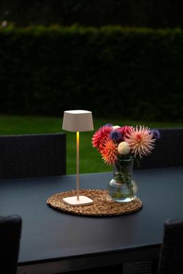 Konstsmide 7829-330 Capri LED-accutafellamp 2.2 W Warmwit Zand