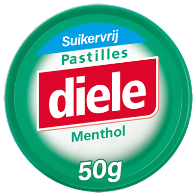 Diele Pastilles Groen Menthol Suikervrij