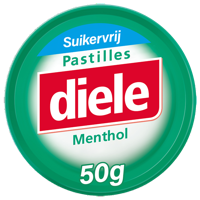 Diele Pastilles Groen Menthol Suikervrij - thumbnail