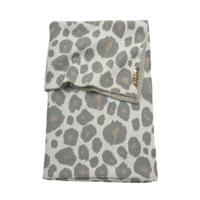 Meyco Panter ledikantdeken 100 x 150 cm bruin - thumbnail