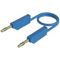 SKS Hirschmann MLN 25/2,5 BL Meetsnoer Banaanstekker 4 mm Banaanstekker 4 mm 25.00 cm Blauw 1 stuk(s) - thumbnail